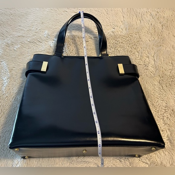 Authentic GUCCI Vintage 2Way Shoulder Hand Bag Purse Leather Black - Picture 6 of 12